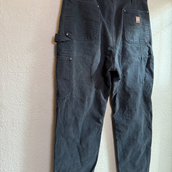 Vintage CARHARTT Double Knee \\ Black 38x32 // y2k workwear carpenter - Picture 7 of 12